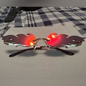 Fire flames sunglasses